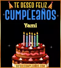 GIF Te deseo Feliz Cumpleaños Yami
